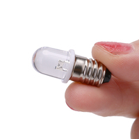 Ampoule LED E10 DC 12/24V pour usage résidentiel, forme globe, ampoule indicatrice, lampe torche, blanc/blanc chaud, accessoires d'éclairage DIY