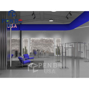 Muebles de exhibición boutique personalizados, tienda de moda ecológica, Mostrador de ropa al por menor para tienda de ropa - Product Image 5