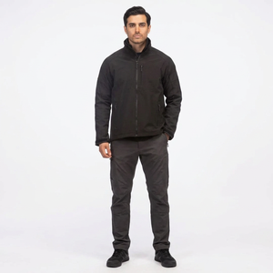 Men's High Street Style Autumn Canvas Hooded Jacket Quality <b>Waterproof</b> <b>Warm</b> Windbreaker Stand Collar Custom Logo OEM Services - Product Image 1