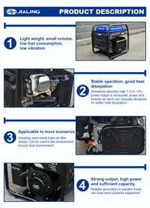 5.5KW công suất cao xăng máy phát điện biến tần mở khung generador xăng cho công nghiệp - Product Image 3