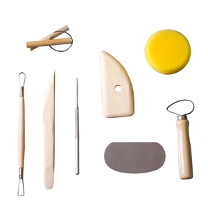 8 pièces <span class=keywords><strong>poterie</strong></span> ensemble d'outils sculpture argile à modeler outils bricolage sculpture argile ensemble pour <span class=keywords><strong>poterie</strong></span> modélisation <span class=keywords><strong>four</strong></span> cuisson argile séchage à l'air - Product Image 1
