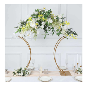 Centros de mesa de lujo de estilo moderno, disponibles en metal, hierro y vidrio, para decoración del hogar y fiestas. - Product Image 3