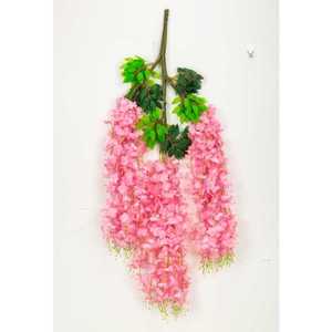 Guirnalda de Flores Artificiales de Glicinia Morada para Decoración de Techo en Bodas, Planta Decorativa de 60 cm - Product Image 2