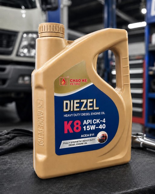 China Factory SAE 5W-30 5W-40 15W-40 20W-40 Anti-Wear Lubricants Engine Oil for Truck Diesel Engine