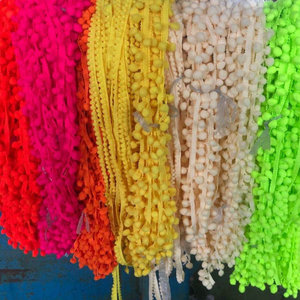 Multi Colors Ball Lace Decorative Tassel Design <strong>POM</strong> <strong>POM</strong> <strong>Trim</strong> - Product Image 4