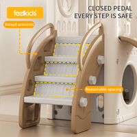 Vente en gros OEM ODM Prix usine Grande structure de jeu d'escalade intérieure pour enfants avec double toboggan en plastique