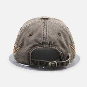 Gorra de Béisbol Vintage Lavada y Desgastada de 6 Paneles, con Logotipo Bordado, Ajustada, Deportiva, Suave, de Aspecto Sólido, para Hombre, Ideal para Viajes y Protección Solar al Aire Libre - Product Image 2
