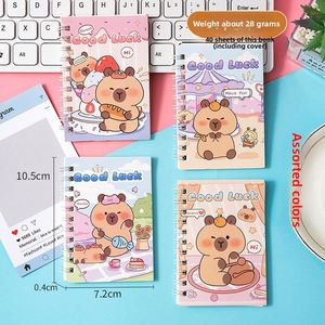 8 Lindos Cuadernos Espiral con Texto Desplegable, Mini Libretas A7 para Estudiantes de Primaria, Libretas de Bolsillo con Solapa, Cuadernos de Palabras para Estudiantes - Product Image 1