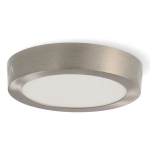 Pannello LED Circolare da 12W CCT Nichel - Illuminazione LED Efficiente per Interni, Ideale per Uffici e Abitazioni. - Product Image 1
