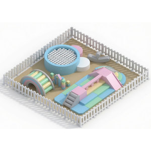 Túnel de Juego de Plástico con Forma de Arcoíris para Niños, Uso Comercial en Interiores, Estructura de Escalada Suave de Alta Capacidad, Colorido - Product Image 1
