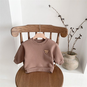 1 pz Logo personalizzato RTS primavera autunno neonato bambino ragazzi ragazze vestiti cotone orso bambino felpa - Product Image 4