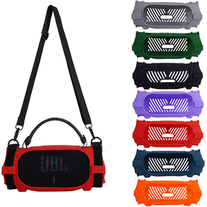 Funda Protectora de Silicona para Altavoz <span class=keywords><strong>JBL</strong></span> <span class=keywords><strong>Charge</strong></span> <span class=keywords><strong>6</strong></span>, con Correa Ajustable, Tipo Gel, Suave, de Goma, para Transportar y Guardar - Product Image 1