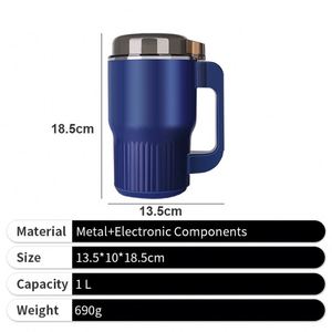 2026 Multifunctional Home 1L Easy to Use 130W 304 Stainless Steel Grinder With Box for Kitchen - Product Image 3