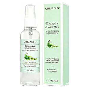 <span class=keywords><strong>Spray</strong></span> pour la pièce et le linge à l'eucalyptus et à la menthe sauvage, brume aromatique naturelle, rafraîchisseur d'air, éliminateur d'odeurs - Product Image 1