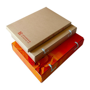 Boîte de rangement pour dossiers en papier kraft Xinmusi, sur mesure, sans acide, pour usage bureautique - Product Image 2