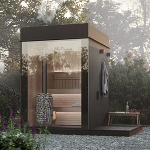 Sauna extérieur sec pour jardin, fonction 220V, relaxation, parc, <span class=keywords><strong>villa</strong></span>, 2-6 personnes, panneau de commande, achetez maintenant - Product Image 1