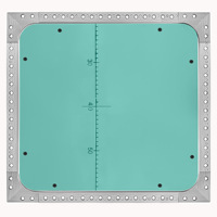 Port d'inspection orientable en alliage d'aluminium pour plaques de plâtre, avec séparateur de conduites d'eau et boîtier électrique