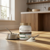 Poudre d'acide lactique de qualité alimentaire supérieure pour un pH sain et des processus métaboliques normaux – Bien-être adulte en vrac