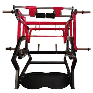 Máquina de sentadillas de péndulo profesional de fitness comercial, placa cargada de tiburón en cuclillas, ejercicio de piernas de entrenamiento en cuclillas para la venta
