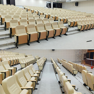 Chaise de salle de conférence de mobilier commercial Chaises d'église auditorium rembourrées à bas prix modernes - Product Image 2