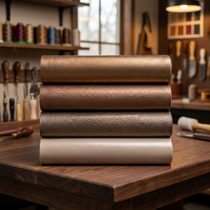 Super Exclusive Quality Genuine Buffalo Embossed Shiny <b>Leather</b> <b>Sheet</b> Split Grain Finish Wind Proof Home Decor Craft Accessories - Product Image 1