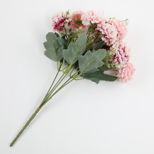 Bouquet di Fiori Artificiali Realistici, <span class=keywords><strong>Margherite</strong></span> a Globo per Decorazioni, Decorazioni Artificiali per Matrimoni e Casa, Arredo Floreale - Product Image 6
