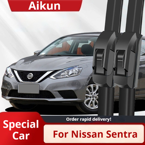 ที่ปัดน้ำฝนแบบไร้กรอบขนาด28 "+ 13" ใบปัดน้ำฝนยางธรรมชาติสำหรับที่ปัดน้ำฝนระดับพรีเมียมของผู้ผลิตนิสสัน - Product Image 3