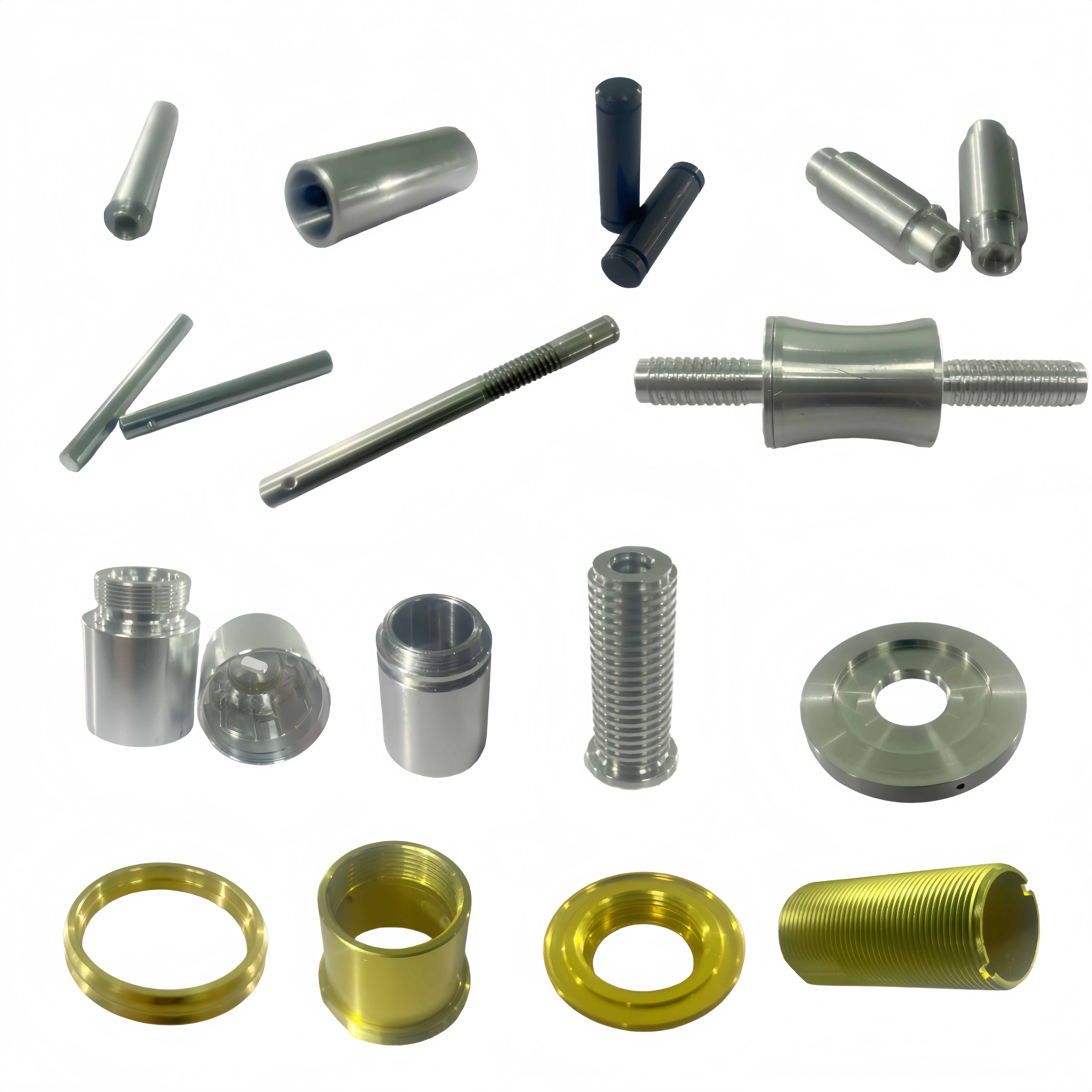 Custom Precision CNC Turning Machining Metal Parts Stainless Steel Brass Aluminum Lathe OEM Service Small Component Hardware