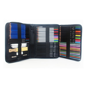 Secolorart Art Supplies 73 Pièces <span class=keywords><strong>Pro</strong></span> Art Supplies Pack Ensemble <span class=keywords><strong>de</strong></span> <span class=keywords><strong>Dessin</strong></span> Kit <span class=keywords><strong>de</strong></span> Croquis pour Artistes Adultes Adolescents Débutant - Product Image 1