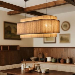 Lustre long design pour cafés, restaurants, luminaires LED pour la maison - Product Image 3