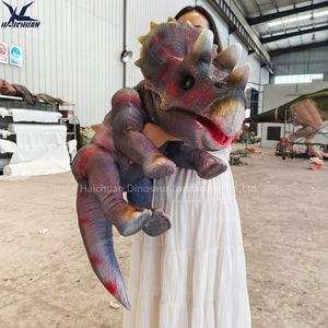 Marioneta <span class=keywords><strong>de</strong></span> Dinosaurio Triceratops Bebé Animatrónico <span class=keywords><strong>de</strong></span> <span class=keywords><strong>Espuma</strong></span> <span class=keywords><strong>de</strong></span> Goma <span class=keywords><strong>de</strong></span> Silicona, L=1.5m, Control Manual, Juguete <span class=keywords><strong>de</strong></span> Simulación <span class=keywords><strong>de</strong></span> Dinosaurio para Niños, Regalos - Product Image 5