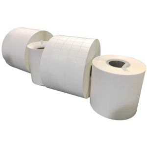 Rollos de papel de transferencia amarilla de 100*80mm de alta calidad, etiqueta adhesiva Térmica Directa de código de barras - Product Image 5