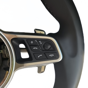 Volante de Cuero Redondo Personalizado, Superventas, para Porsche Panamera, <span class=keywords><strong>Macan</strong></span>, Cayenne, 918, 911, 718, 970, 971, 958 - Product Image 4
