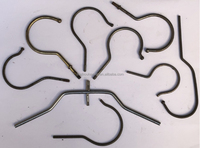 Machine automatique de fabrication de crochets métalliques pour vis roulantes en fil d'acier métallique