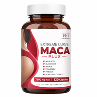 Gummies Maca Plus à Marque Blanche OEM 1500mg Extrait de Racine de Maca Supplément Végétalien Soutien Énergétique Équilibre Hormonal 60 Comprimés