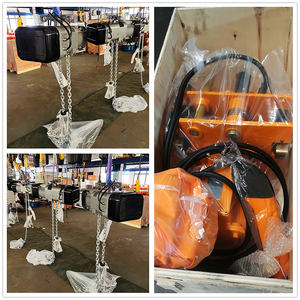 Palans électriques <span class=keywords><strong>ALLMAN</strong></span> avec variateur de vitesse ER2, palan à chaîne électrique 1 tonne, 2 tonnes, 3 tonnes, 5 tonnes, 2 vitesses, nouveau produit fourni, jaune, une unité - Product Image 3