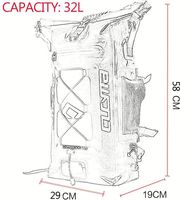 Sac à dos de camping léger multifonctionnel en PVC imperméable grande capacité avec logo personnalisé pour le voyage et la randonnée