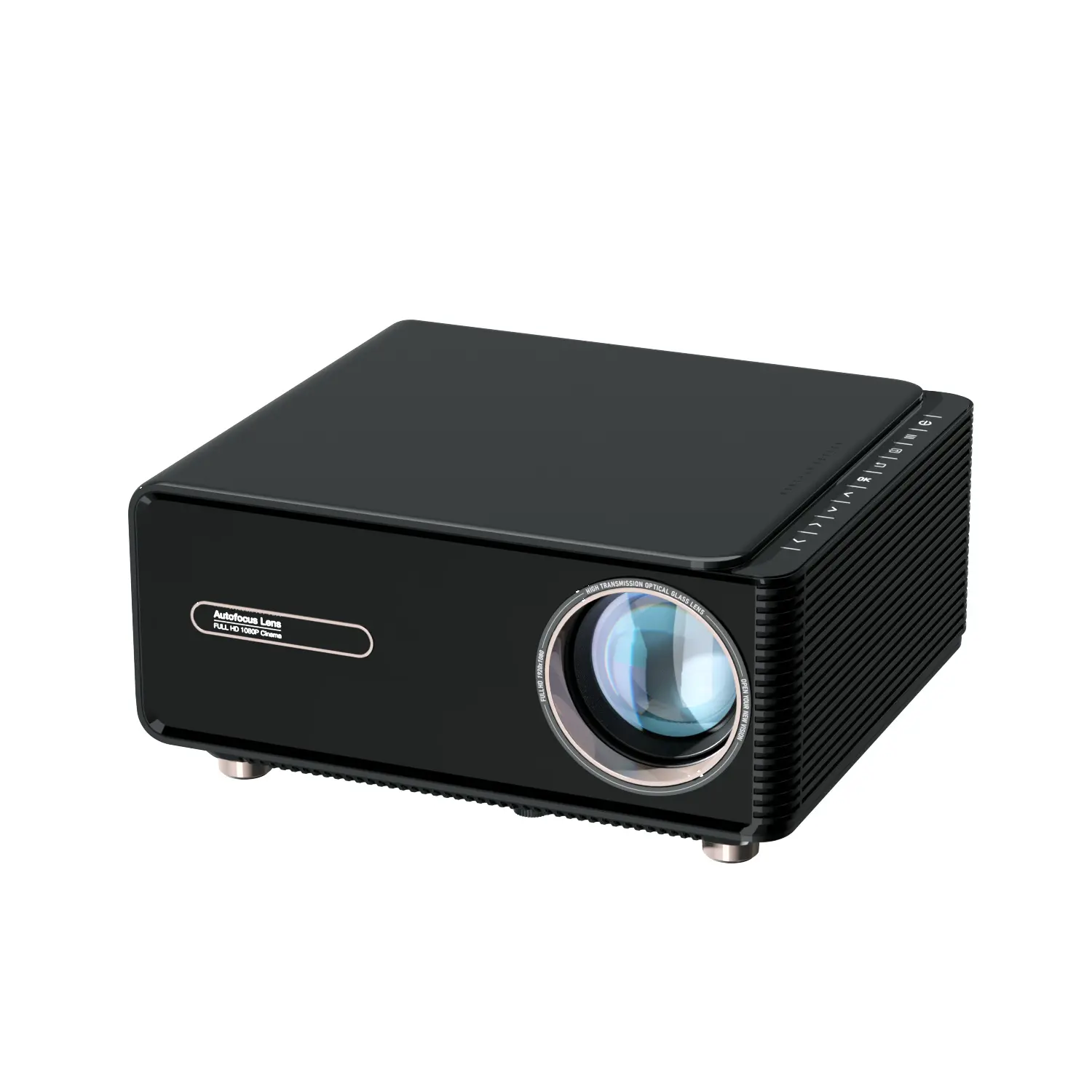 Newest 2023 Smart Android 9.0 Enclosed 5.7" Optical Engine LCD Full HD 600 Ansi Data Show Projector 1080P Projeksiyon