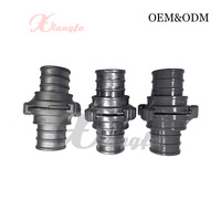 Raccord rapide pour tuyau d'incendie en aluminium de type russe, marque Xiangfa, connecteur à baïonnette à verrouillage par torsion avec double embout cannelé KD51