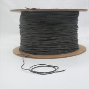 Audio <b>Cable</b> 4 Strand Silver Plated 2.0mm Diameter Braided Jacket For MP3 Devices - Product Image 1