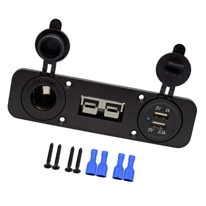 anderson plug cigarette lighter MJPOWER Power Pole to 12V/24V Socket Car Charging Cable Compatible Portable Power Station Solar Generator with Anderson Input Port 15A Fuse 6.6FT DC Adapter Car Charger : Patio 12V/24V Mechanical Characteristics Anderson Plug, Dual USB and