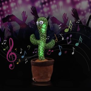 Cactus Dansant en Gros : Sculpture de Sable Multifonctionnelle Chantante et Dansante, Idéale pour Cadeau d'Anniversaire - Product Image 2