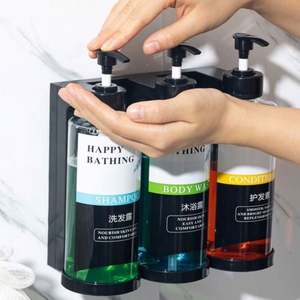 Factory Direct Sales Hotel Wall-mounted Manual Press Soap <b>Dispenser</b> <b>Shampoo</b> <b>Shower</b> Gel Sub Bottle Manual Soap <b>Dispenser</b> - Product Image 3
