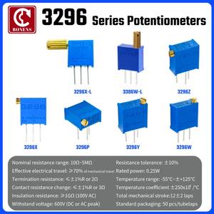 Potenziometro Trimpot <span class=keywords><strong>3296W</strong></span> Multiturn <span class=keywords><strong>Trimmer</strong></span> B504 - Product Image 6