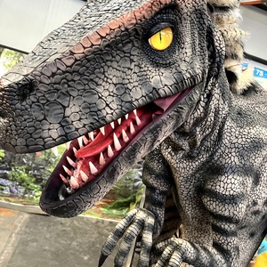 Disfraz de Dinosaurio de Tamaño Real para Niños, para Uso en Interiores y Exteriores, Parques de Aventuras y Centros Comerciales - Product Image 5