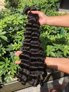 Envío Directo de artículos superventas cabello peruano teje al por mayor de onda Natural virgen Remy paquetes de cabello humano húmedo y ondulado - Product Image 4