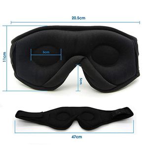Masque de casque de sommeil avec casque Masque de sommeil 3D pour hommes et femmes pour les dormeurs latéraux Voyage <span class=keywords><strong>Insomnie</strong></span> Relaxation Méditation - Product Image 3