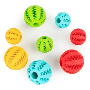 Dog Chew Toy Balls Robustes, weiches Gummi, ungiftig, biss beständig, Tiernahrung