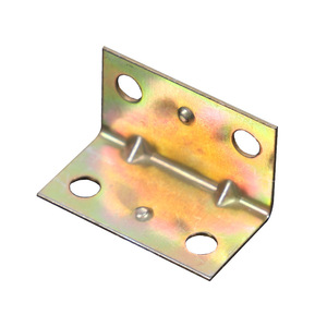 Support d'angle en fer galvanisé Da Peng en forme de L à 90 degrés, connecteur de meuble plaqué zinc, support d'étagère - Product Image 4