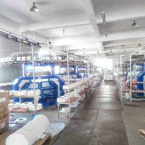 Anpassung Herstellung Polyester Spandex Elastic Strip 2*2 Rib Knitted Fabric - Product Image 4